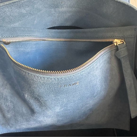 FRAME Les Second Medium Suede Tote - Picture 10 of 15